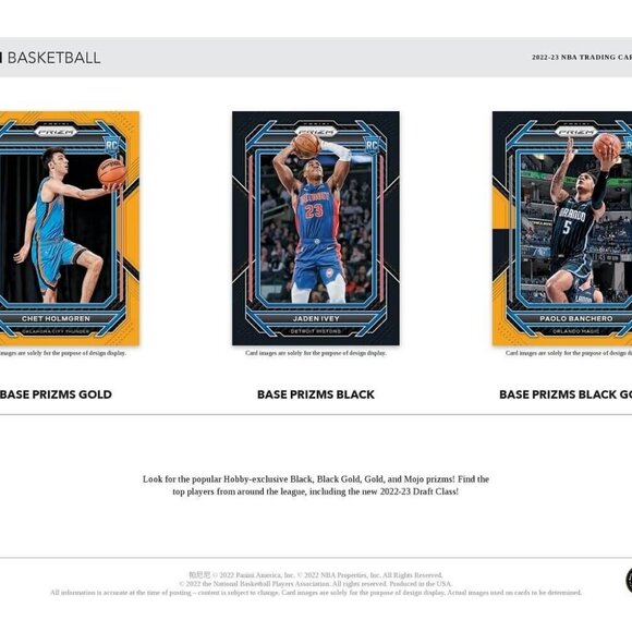 2022-23 Panini Prizm Basketball Hobby Box Factory Sealed - 2 Autos & 22 Prizms - Picture 4 of 5